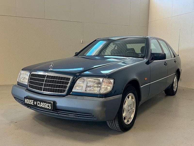 Mörkblå Begagnad 1992 Mercedes S500 SE Sedan | 99 000 kr - Bild 1/4
