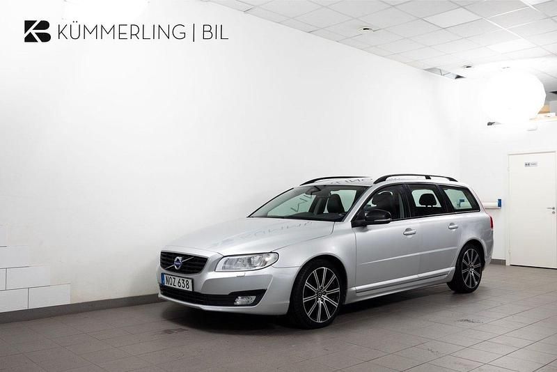Silver Begagnad 2014 Volvo V70 Dynamic Kombi | 144 900 kr (Lite dyr) - Bild 1/4