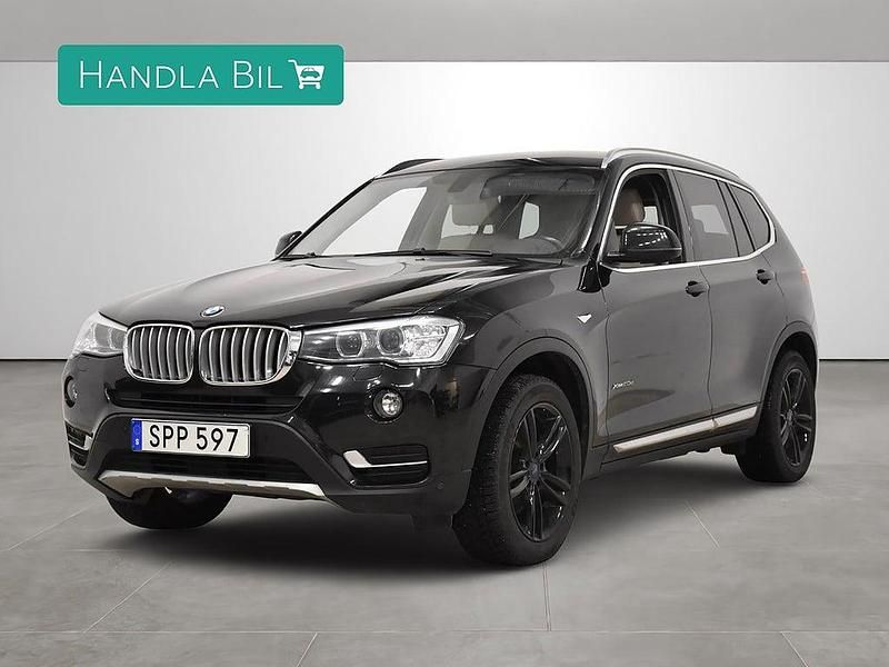 Svart Begagnad 2015 BMW X3 xLine SUV | 214 900 kr (Lite dyr) - Bild 1/4