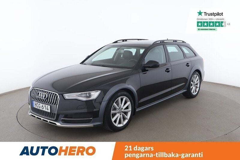 Svart Begagnad 2015 Audi A6 Allroad Kombi | 219 000 kr (Marknadspris) - Bild 1/4