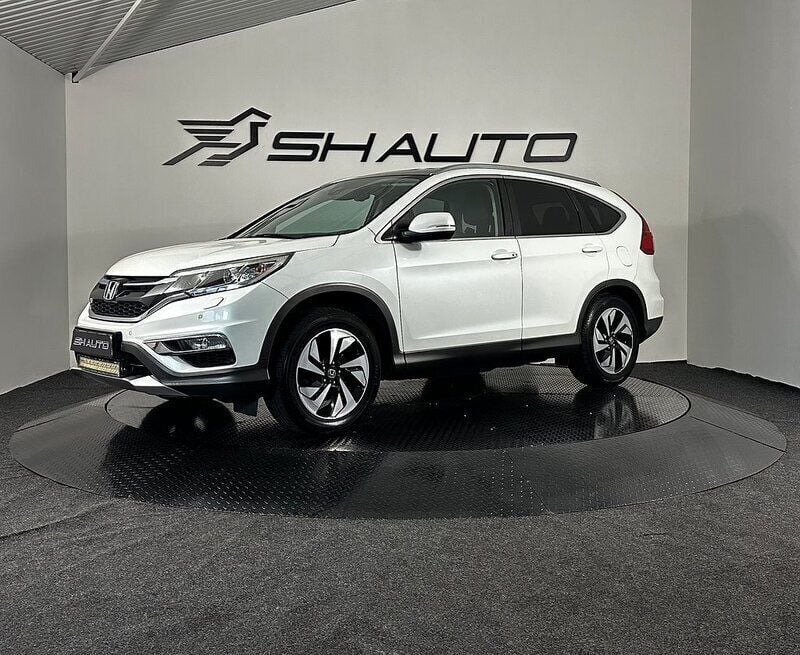Vit Begagnad 2015 Honda CR-V Executive SUV | 184 900 kr (Marknadspris) - Bild 1/4