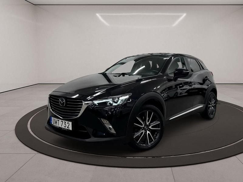 Svart Begagnad 2018 Mazda CX-3 SUV | 214 500 kr (Marknadspris) - Bild 1/3
