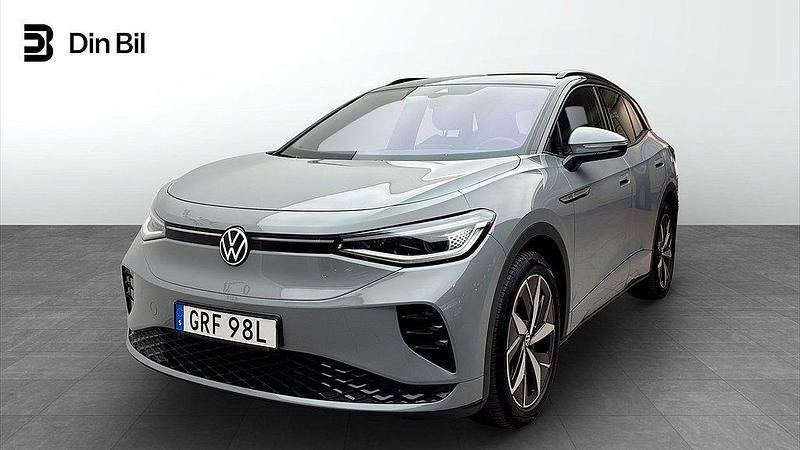 Grå (moonstone grey black) Begagnad 2022 VW ID.4 GTX SUV | 399 900 kr (Marknadspris) - Bild 1/4