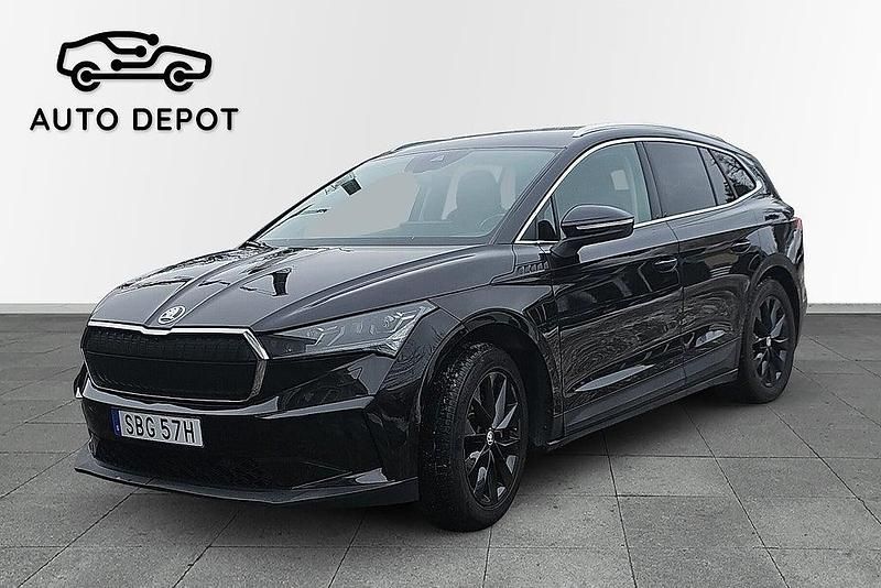 Begagnad Skoda Enyaq iV 150 kW (204 HK) 2021 Svart SUV
