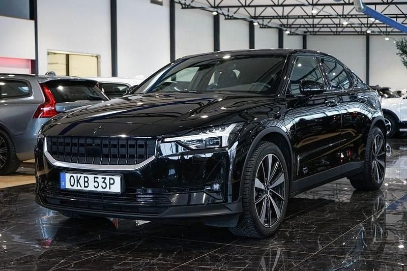 Begagnad Polestar 2 Long Range Dual motor 309 kW (421 HK) 2020 Svart Halvkombi
