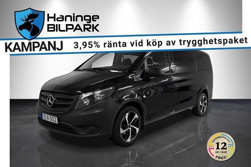 Svart Begagnad 2016 Mercedes Vito Minibuss | 259 900 kr - Bild 1/2