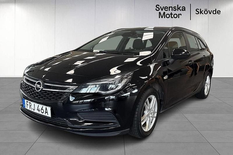 Svart Begagnad 2019 Opel Astra Enjoy Kombi | 137 200 kr (Marknadspris) - Bild 1/4