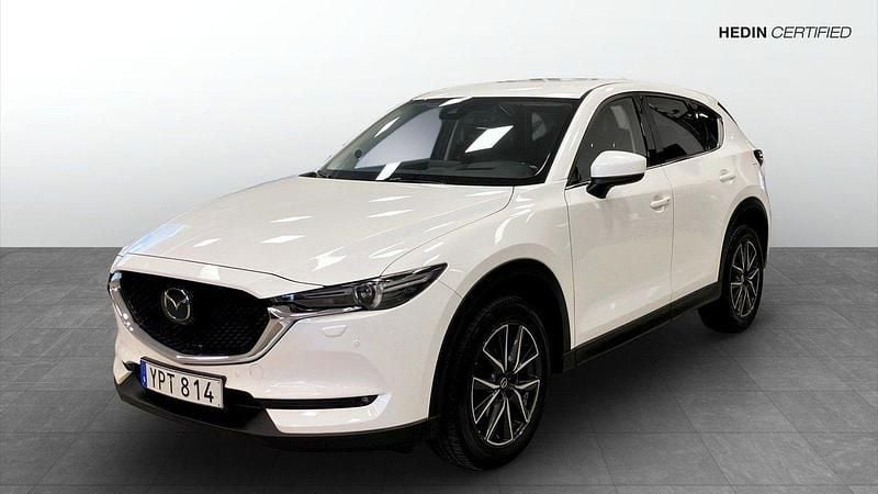 Vit (white) Begagnad 2017 Mazda CX-5 SUV | 219 900 kr (Lite dyr) - Bild 1/4