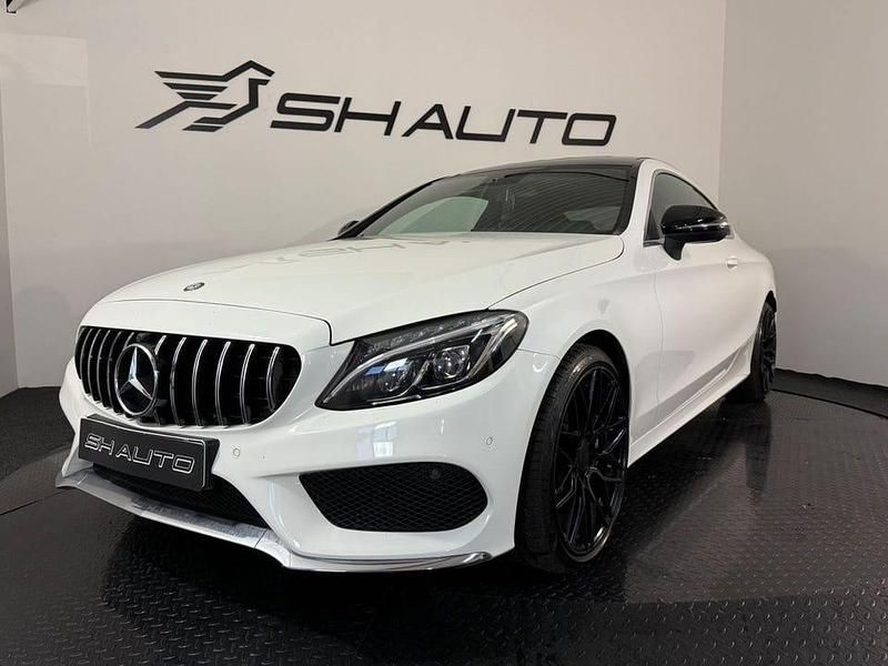Begagnad Mercedes C250 AMG line 211 HK (155 kW) 2015 Vit Sportkupé