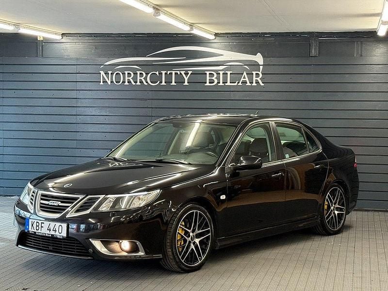 Svart Begagnad 2008 Saab 9-3 Aero Sedan | 69 800 kr (Dyr) - Bild 1/4