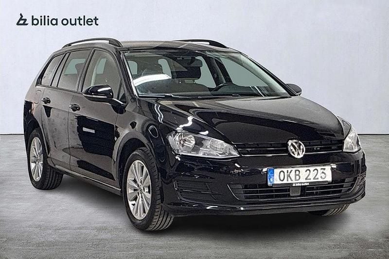 Begagnad VW Golf VII 110 HK (80 kW) 2016 Svart Kombi