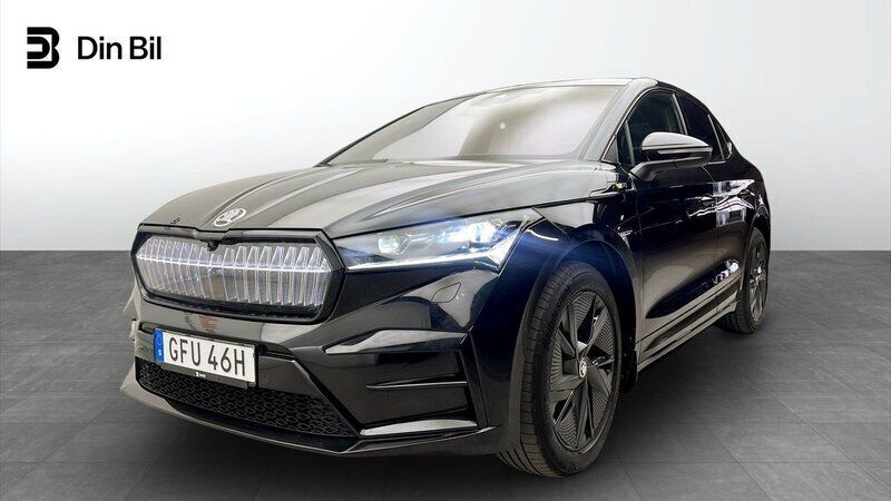 Svart (black magic metallic) Begagnad 2023 Skoda Enyaq iV RS SUV | 459 900 kr (Lite dyr) - Bild 1/4