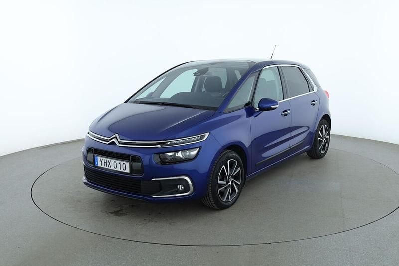 Blå Begagnad 2016 Citroën C4 Picasso Shine Minibuss | 137 000 kr (Marknadspris) - Bild 1/3