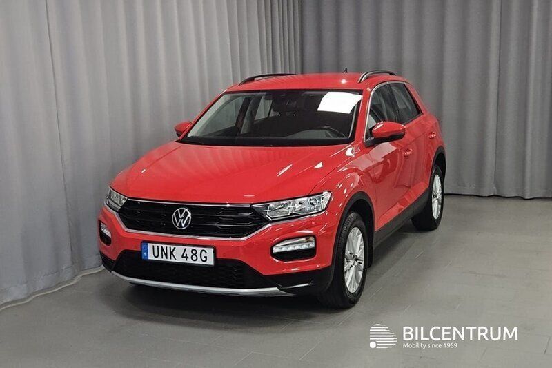 Röd Begagnad 2021 VW T-Roc SUV | 189 900 kr (Marknadspris) - Bild 1/4