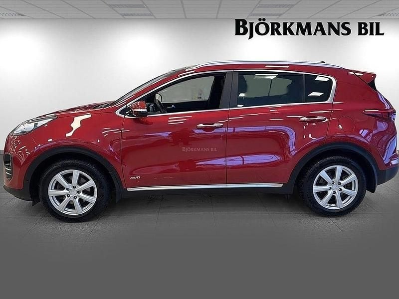 Begagnad Kia Sportage GT-Line 185 HK (136 kW) 2016 Röd SUV