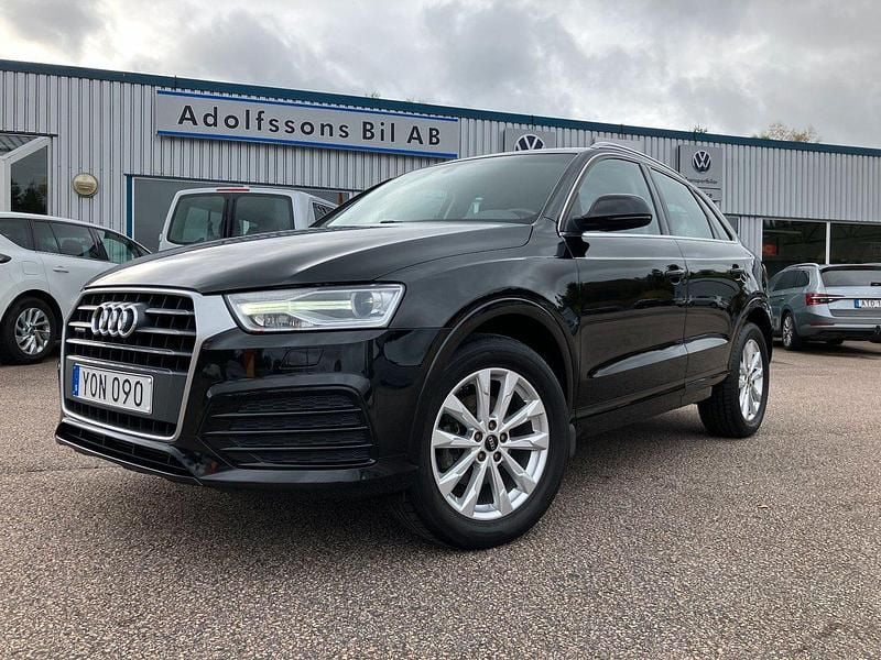 Svart Begagnad 2017 Audi Q3 Sport SUV | 193 000 kr (Lite dyr) - Bild 1/4