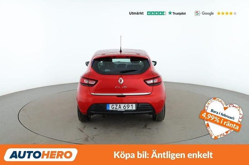 Begagnad Renault Clio IV 91 HK (66 kW) 2018 Röd Halvkombi