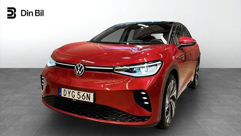 Kings red metallic Begagnad 2022 VW ID.5 GTX SUV | 319 900 kr (Marknadspris) - Bild 1/4