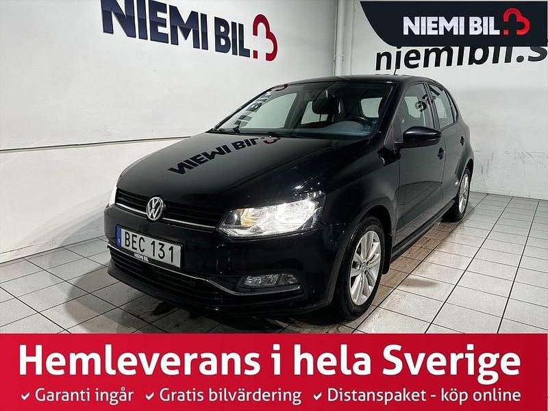 Svart Begagnad 2015 VW Polo S Halvkombi | 114 900 kr (Lite dyr) - Bild 1/3