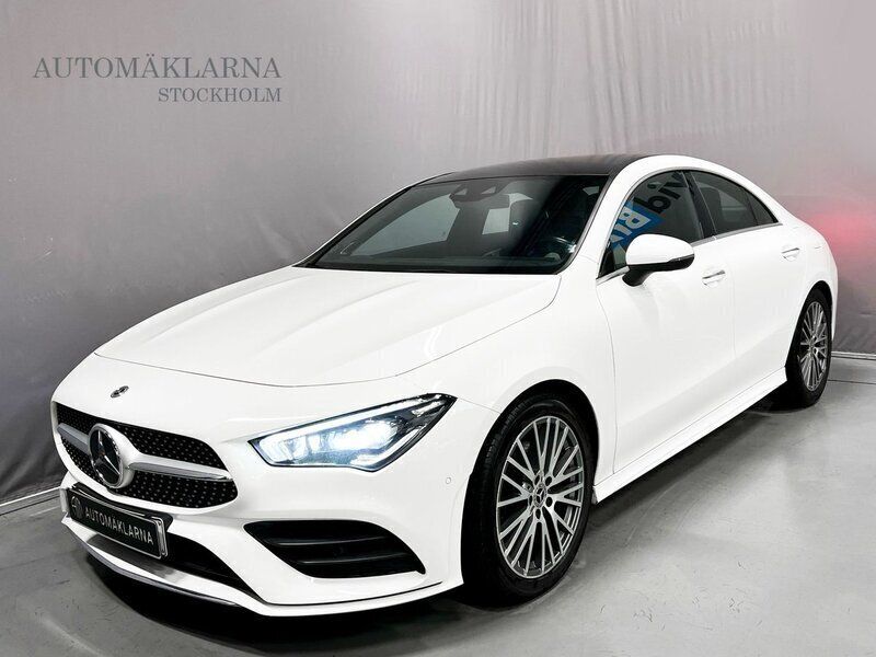 Begagnad Mercedes CLA200 AMG 164 HK (120 kW) 2019 Vit Sportkupé