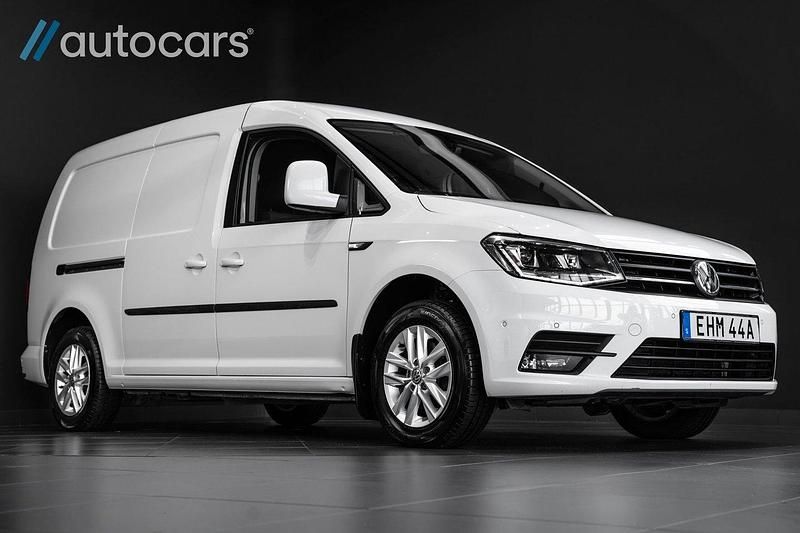 Vit Begagnad 2020 VW Caddy Maxi SE Minibuss | 298 750 kr - Bild 1/4