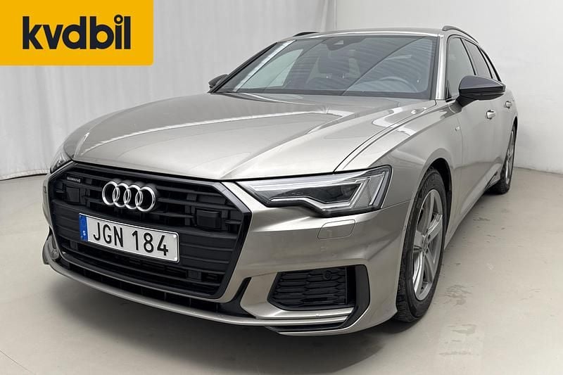 Begagnad Audi A6 S-Line 367 HK (269 kW) 2021 Ljusbrun Kombi