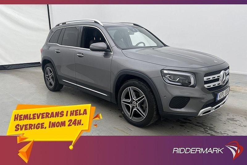 Mörkgrå Begagnad 2022 Mercedes GLB200 Exclusive SUV | 389 800 kr (Marknadspris) - Bild 1/3