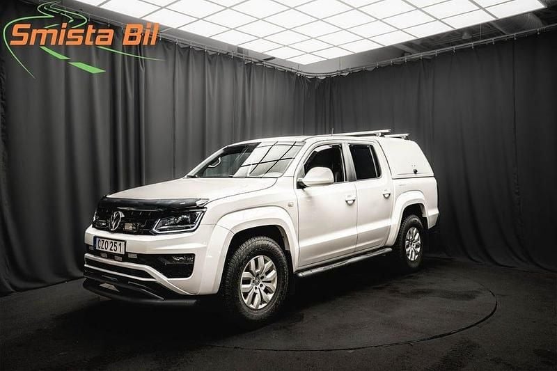Vit Begagnad 2020 VW Amarok Highline Pickup | 379 800 kr - Bild 1/3