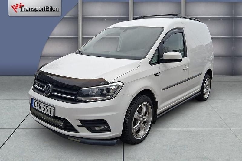Begagnad VW Caddy 150 HK (110 kW) 2018 Vit Minibuss