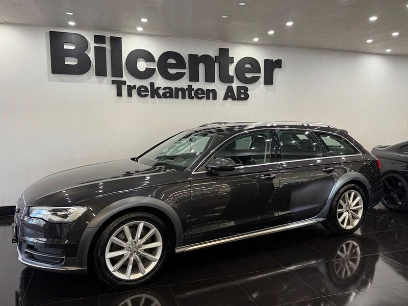 Grå Begagnad 2015 Audi A6 Allroad Kombi | 224 900 kr (Lite dyr) - Bild 1/4