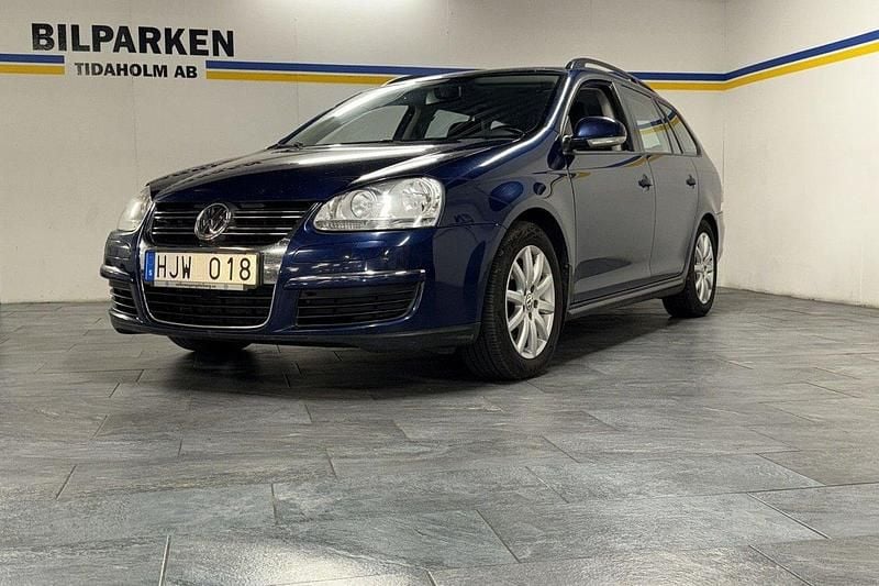 Mörkblå Begagnad 2007 VW Golf VI Kombi | 29 900 kr - Bild 1/4