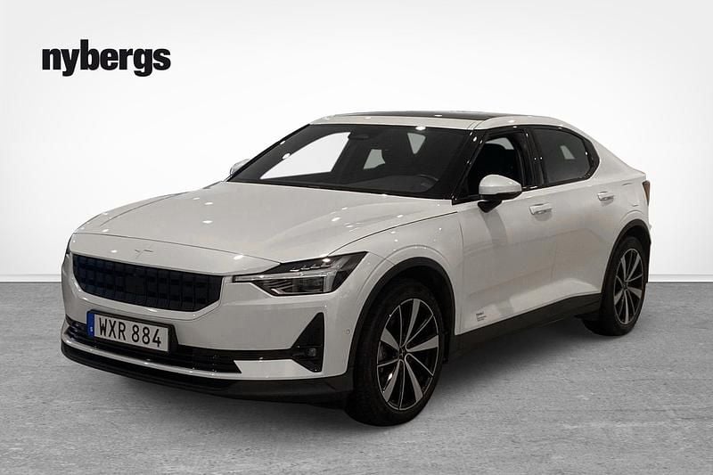 Begagnad Polestar 2 Standard Range Single Motor 200 kW (272 HK) 2021 Vit Halvkombi