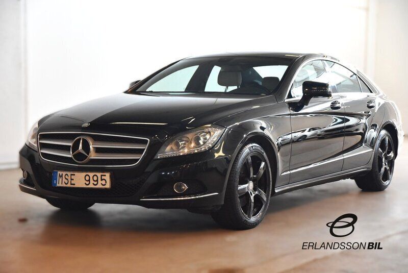 Svart Begagnad 2012 Mercedes CLS350 Sportkupé | 159 900 kr (Marknadspris) - Bild 1/4