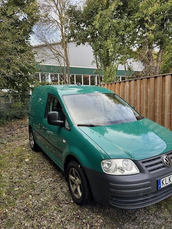 Grön Begagnad 2008 VW Caddy Minibuss | 44 500 kr (Marknadspris) - Bild 1/4