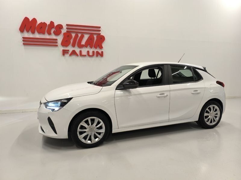 Vit Begagnad 2020 Opel Corsa Halvkombi | 129 900 kr (Marknadspris) - Bild 1/4