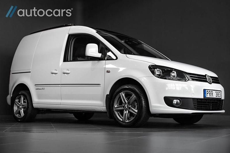 Vit Begagnad 2013 VW Caddy Edition Minibuss | 99 000 kr - Bild 1/4