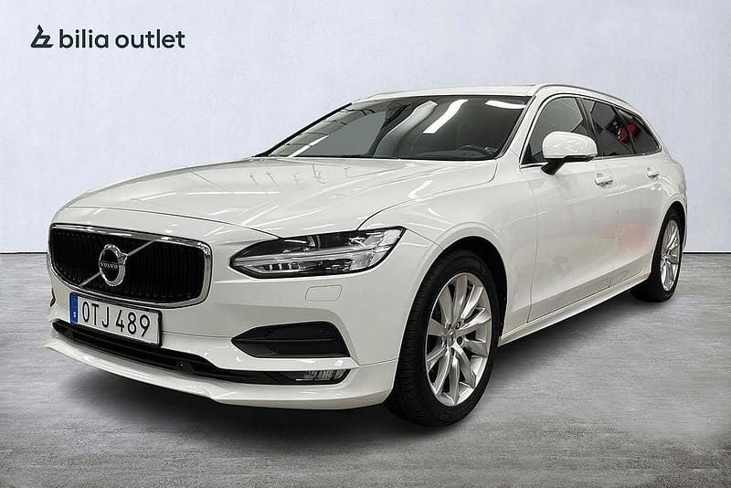 Vit Begagnad 2018 Volvo V90 SE Kombi | 239 900 kr (Marknadspris) - Bild 1/3