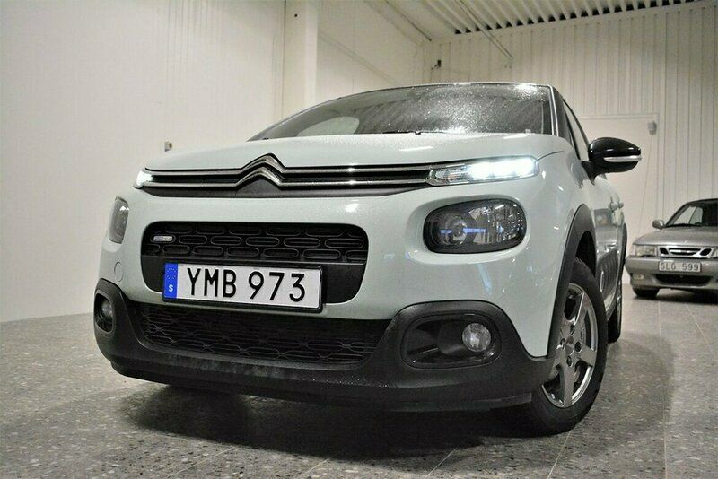 Begagnad Citroën C3 82 HK (60 kW) 2017 Grön Halvkombi