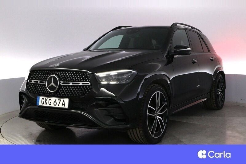 Svart Begagnad 2023 Mercedes GLE350e AMG SUV | 858 900 kr (Superpris) - Bild 1/4