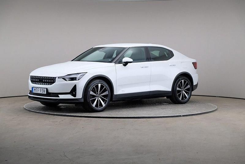 Vit Begagnad 2021 Polestar 2 Pilot Sedan | 329 000 kr (Bra pris) - Bild 1/4