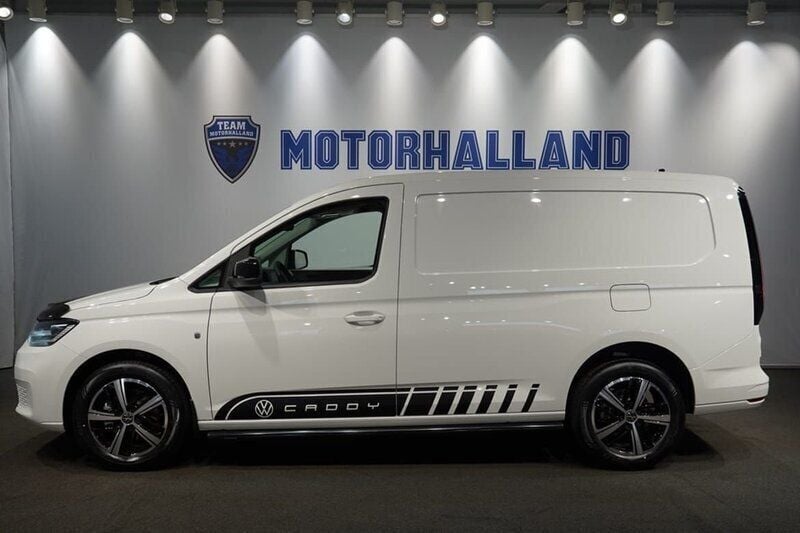 Vit Ny 2025 VW Caddy Maxi Minibuss | 421 500 kr (Bra pris) - Bild 1/4