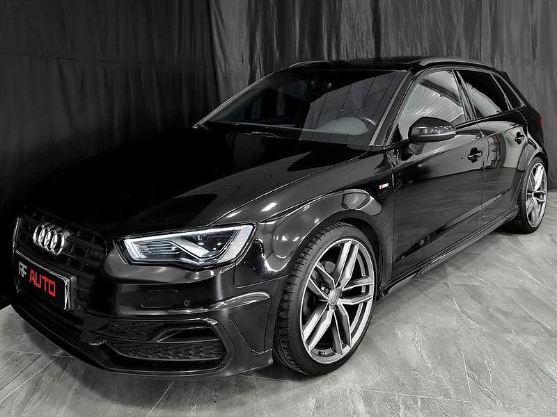 Begagnad Audi A3 Sportback S-Line 150 HK (110 kW) 2015 Svart Halvkombi