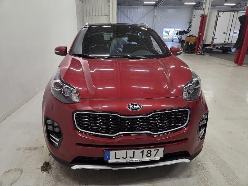Begagnad Kia Sportage GT-Line 185 HK (136 kW) 2016 Röd SUV
