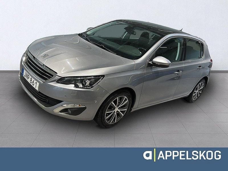 Grå Begagnad 2014 Peugeot 308 Allure Halvkombi | 89 900 kr (Marknadspris) - Bild 1/4