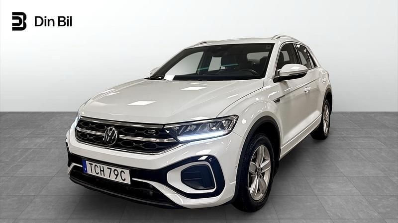 Begagnad VW T-Roc R-line 150 HK (110 kW) 2024 Pure white SUV
