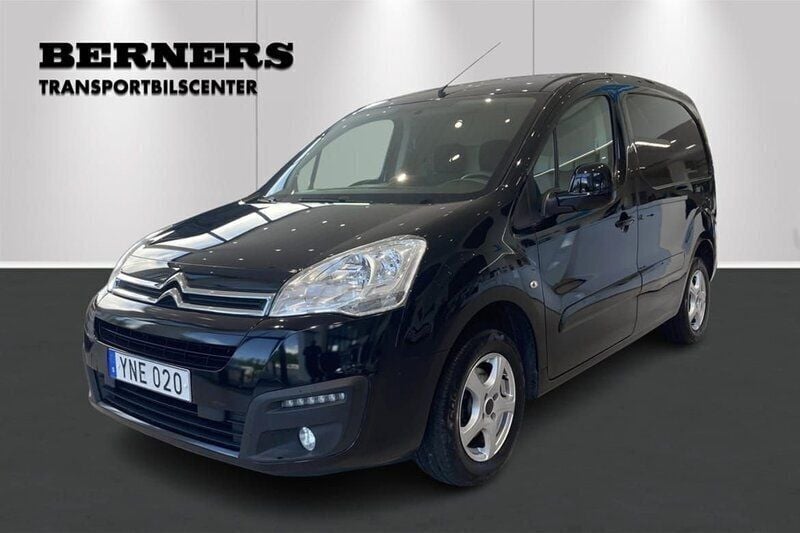 Svart Begagnad 2017 Citroën Berlingo Minibuss | 109 900 kr (Marknadspris) - Bild 1/4
