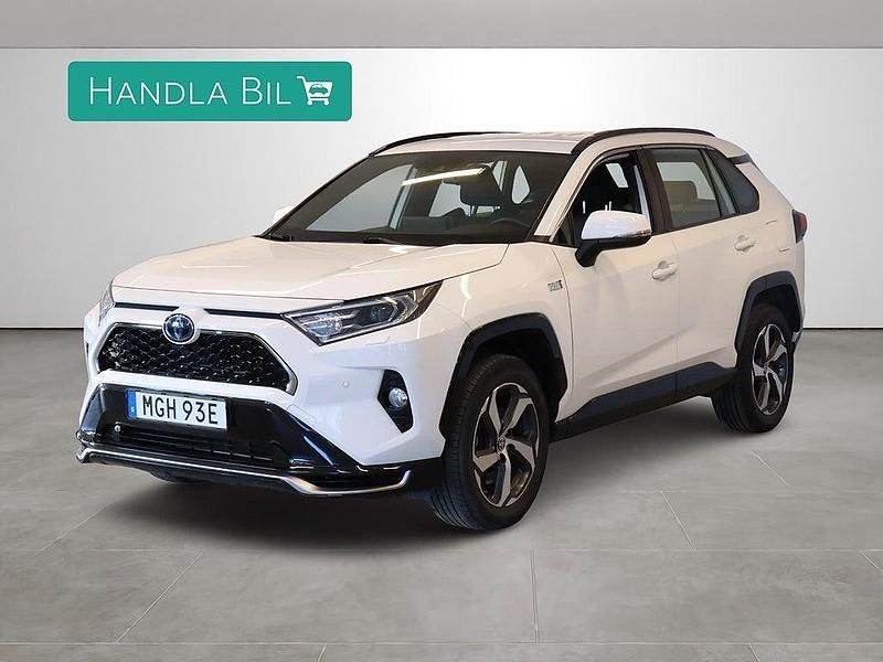 Vit Begagnad 2021 Toyota RAV4 Hybrid SUV | 369 900 kr (Bra pris) - Bild 1/4