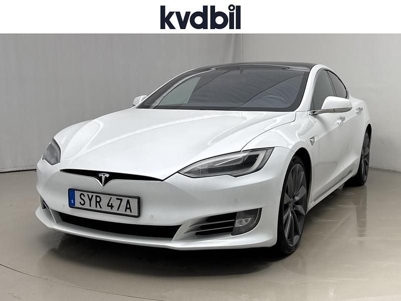 Vit Begagnad 2020 Tesla Model S Long Range AWD Halvkombi | 279 000 kr (Marknadspris) - Bild 1/3