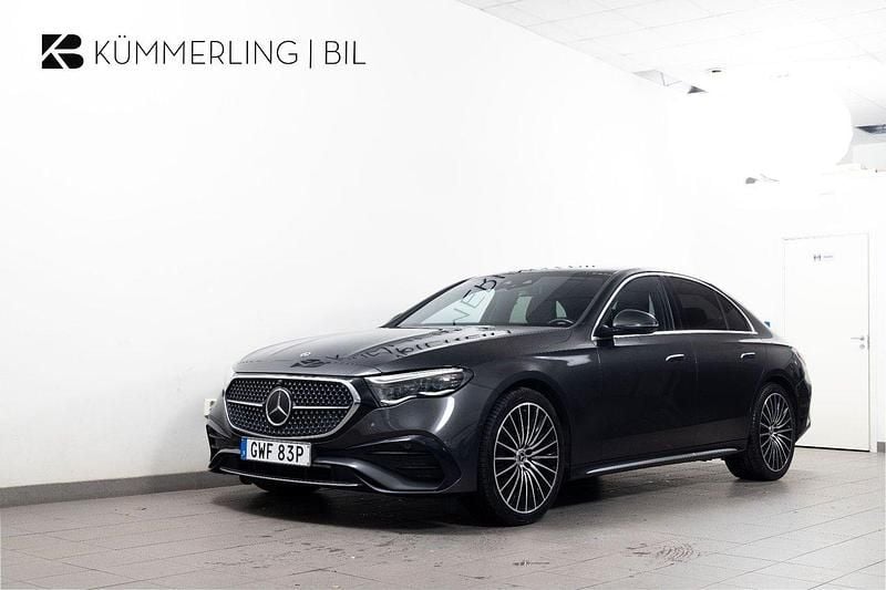Grå Begagnad 2023 Mercedes E220 Advanced Plus Sedan | 609 900 kr (Dyr) - Bild 1/4