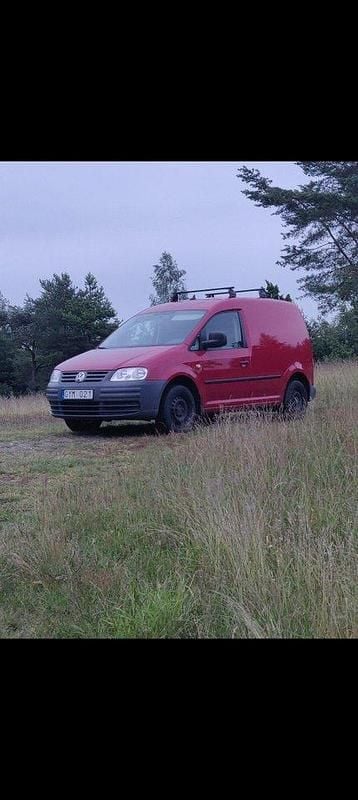 Röd Begagnad 2008 VW Caddy Minibuss | 49 000 kr (Marknadspris) - Bild 1/4